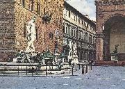 AMMANATI, Bartolomeo The Fountain of Neptune  lll oil